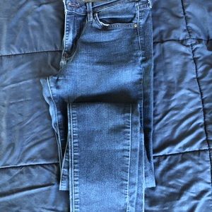 JustBlack dark wash skinny jeans